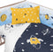 Wiegbeschermer HappyFriday Mr Fox Starspace Multicolour 210 x 40 cm