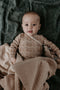 Wiegdeken 75 x 100cm - Wieglaken 100% biologisch katoen - Baby Deken TOG 2.0 Desert Sand - Bruin - Snoozebaby
