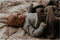 Wiegdeken 75 x 100cm - Wieglaken 100% biologisch katoen - Baby Deken TOG 2.0 Warm Brown - Bruin - Snoozebaby
