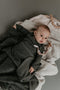 Wiegdeken 75 x 100cm - Wieglaken 100% biologisch katoen - Baby Deken TOG 2.0 Mystic Mint - Groen - Snoozebaby