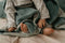 Wiegdeken 75 x 100cm - Wieglaken 100% biologisch katoen - Baby Deken TOG 2.0 Smokey Green - Groen - Snoozebaby