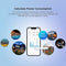 WiFi Connected Switch met energieverbruiksmeting, 16A/4000W High Power Wireless Switch, Wattmeter Compatibel met Amazon Alexa/Google Home, LCD-scherm