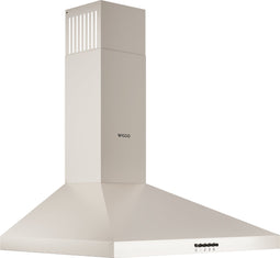 Wiggo WE-A630P(C) - Wandschouw Afzuigkap - 60cm - Creme