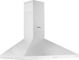 Wiggo WE-A930P(W) - Wandschouw Afzuigkap - 90cm - Wit