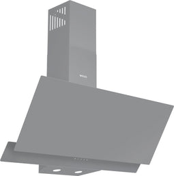 Wiggo WE-A942G(G) - Schuine Afzuigkap - 90cm - Grijs Dubbel Glas