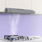 Wiggo WE-C630V(X) - Onderbouw Afzuigkap - 60 cm - 200 m³/h - LED - klasse B - 5 jaar garantie - Inox