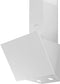 Wiggo WE-E513G(W) - Schuine Afzuigkap - 50 cm - Wit Glas - LED verlichting - Touch Control