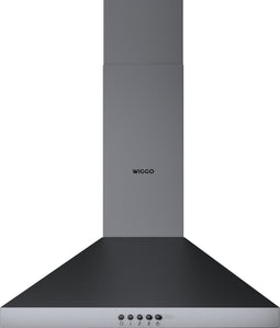 Wiggo WE-E543R(GB) - Wandschouw Afzuigkap - 50cm - Grijs