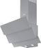 Wiggo WE-E633G(G) - Schuine Afzuigkap - 60cm - Grijs Triple Glas