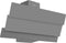Wiggo WE-E933G(G) - Schuine Afzuigkap - 90cm - Grijs Triple Glas