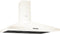 Wiggo WE-E943R(CB) - Wandschouw Afzuigkap - 90cm - 600m³/h - 4 standen - Energieklasse D - Creme - Koolstoffilters meegeleverd