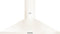 Wiggo WE-E943R(CB) - Wandschouw Afzuigkap - 90cm - 600m³/h - 4 standen - Energieklasse D - Creme - Koolstoffilters meegeleverd