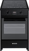 Wiggo WIO-E621A(BB) - Freestanding - Induction - Elektrische Oven - 60cm - Zwart