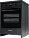 Wiggo WIO-E621A(BB) - Freestanding - Induction - Elektrische Oven - 60cm - Zwart