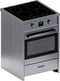 Wiggo WIO-E621A(XX) - Freestanding - Induction - Elektrische Oven - 60cm - Inox