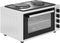 Wiggo WMO-E4562H(W) - Vrijstaande Mini Oven met kookplaat - Electrisch - 60 CM - 45 liter - 3534 W - 5 Jaar Garantie - Wit