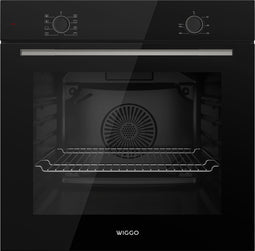 Wiggo WO-B608(B) - Inbouw heteluchtoven - 68 L - Zwart