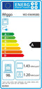 Wiggo WO-E969R(XX) - Serie 9 - 90 cm - Gasfornuis - 6 kookzones - Rvs