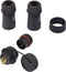 TRU COMPONENTS 1094580 Ronde connector adapter Stekker, recht, Bus, recht Totaal aantal polen: 3 1 stuk(s)