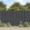 vidaXL - Tuinschermen - 4 - st - 35x0,19 - m - PVC - grijs