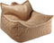 Wigiwama Beanbag Chair - Toffee - ribstof zitzak - zitzak voor kinderen - kinderkamer decoratie