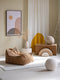 Wigiwama Beanbag Chair - Toffee - ribstof zitzak - zitzak voor kinderen - kinderkamer decoratie