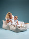 Wigiwama Corduroy Beanbag Chair / Zitzak - 80x70x50cm - Marshmallow