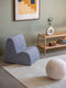 Wigiwama Corduroy Cloud Chair / Fauteuil - 60x50x50cm - Blueberry Blue