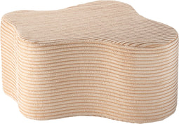 Wigiwama Corduroy Cloud Pouffe / Poef - Ø40x25cm - Brown Sugar
