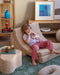 Wigiwama Corduroy Cloud Pouffe / Poef - Ø40x25cm - Brown Sugar