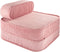 Wigiwama Corduroy Flip Chair / Slaapfauteuil - 65x60x25cm - Pink Mousse