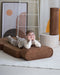 Wigiwama Corduroy Flip Chair / Slaapfauteuil - 65x60x25cm - Toffee