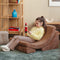 Wigiwama Corduroy Moon Chair / Fauteuil - 80x65x55cm - Toffee