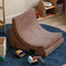 Wigiwama Corduroy Moon Chair / Fauteuil - 80x65x55cm - Toffee