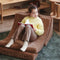 Wigiwama Corduroy Moon Chair / Fauteuil - 80x65x55cm - Toffee