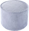 Wigiwama Corduroy Pouffe / Poef - Ø40x25cm - Blueberry Blue