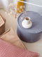 Wigiwama Corduroy Pouffe / Poef - Ø40x25cm - Blueberry Blue