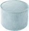 Wigiwama Corduroy Pouffe / Poef - Ø40x25cm - Peppermint Green