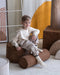 Wigiwama Corduroy Pouffe / Poef - Ø40x25cm - Toffee
