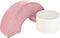 Wigiwama Corduroy Pouffe Set / Poef Set - 92x65x26cm - Pink Mousse