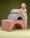Wigiwama Corduroy Rainbow Playset / Speelset - 75x49x37cm - Pink Mousse