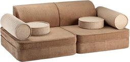 Wigiwama Corduroy Settee - 136x78x46cm - Toffee