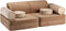 Wigiwama Corduroy Settee - 136x78x46cm - Toffee