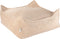 Wigiwama Corduroy Square Ottoman / Poef - 80x70x50cm - Brown Sugar