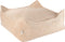 Wigiwama Corduroy Square Ottoman / Poef - 80x70x50cm - Brown Sugar