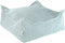 Wigiwama Corduroy Square Ottoman / Poef - 80x70x50cm - Peppermint Green