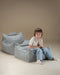 Wigiwama Corduroy Square Ottoman / Poef - 80x70x50cm - Peppermint Green