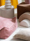 Wigiwama Corduroy Square Ottoman / Poef - 80x70x50cm - Pink Mousse