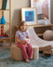 Wigiwama Teddy Cloud Pouffe / Poef - Ø40x25cm - Biscuit