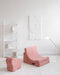 Wigiwama Teddy Cloud Pouffe / Poef - Ø40x25cm - Guava Pink